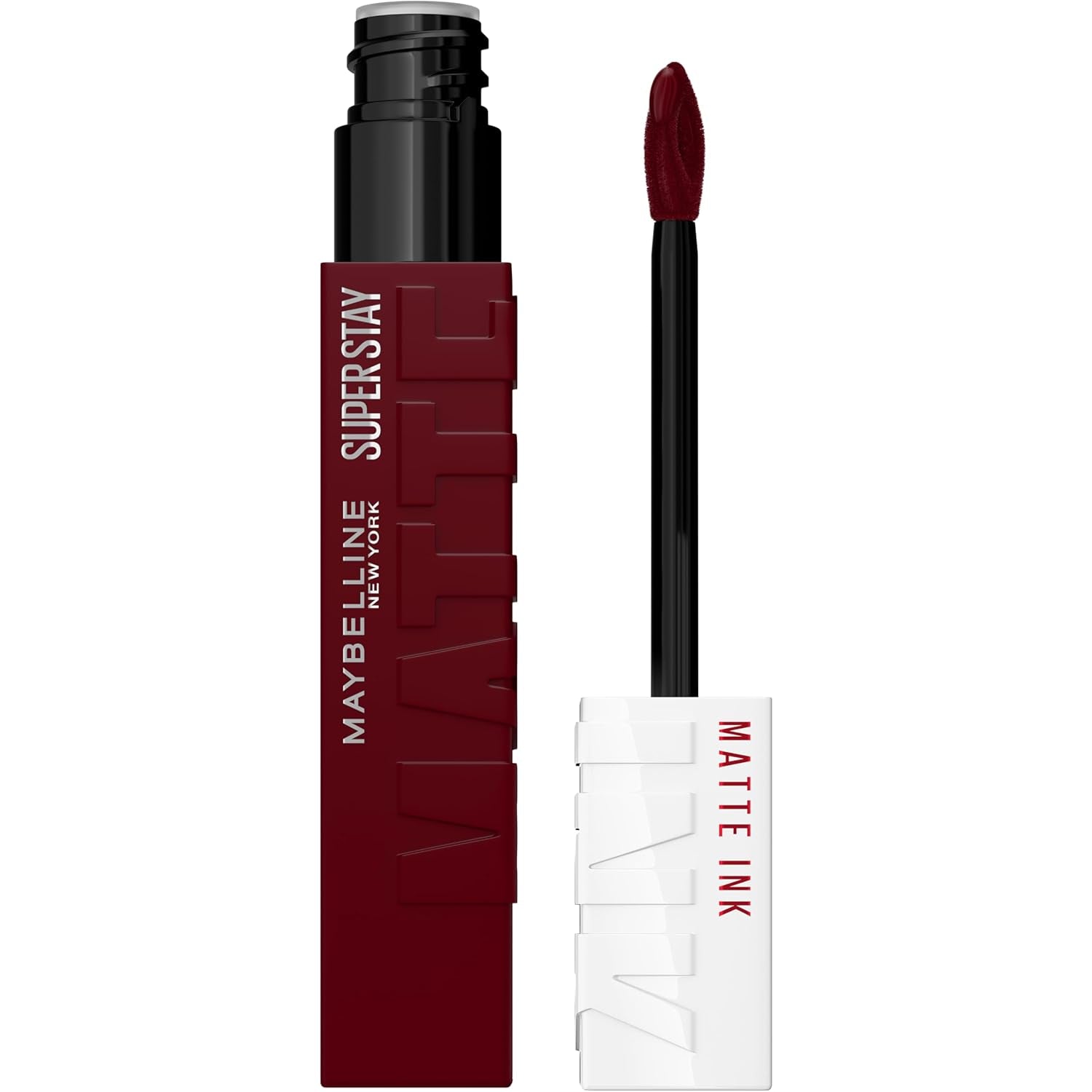 Super Stay Matte Ink Liquid Lipstick Makeup, Long Lasting High Impact Color, up to 16H Wear, Composer, Cherry Brown, 1 Count, Packaging May Vary