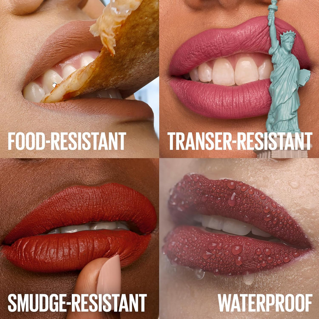 Super Stay Matte Ink Liquid Lipstick Makeup, Long Lasting High Impact Color, up to 16H Wear, Composer, Cherry Brown, 1 Count, Packaging May Vary