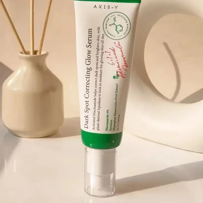 50Ml Axis-Y Dark Spot Correcting Glow Serum Effectively Improves Dull Face Moisturizing Whitening Brighten Gently Soothe Serum